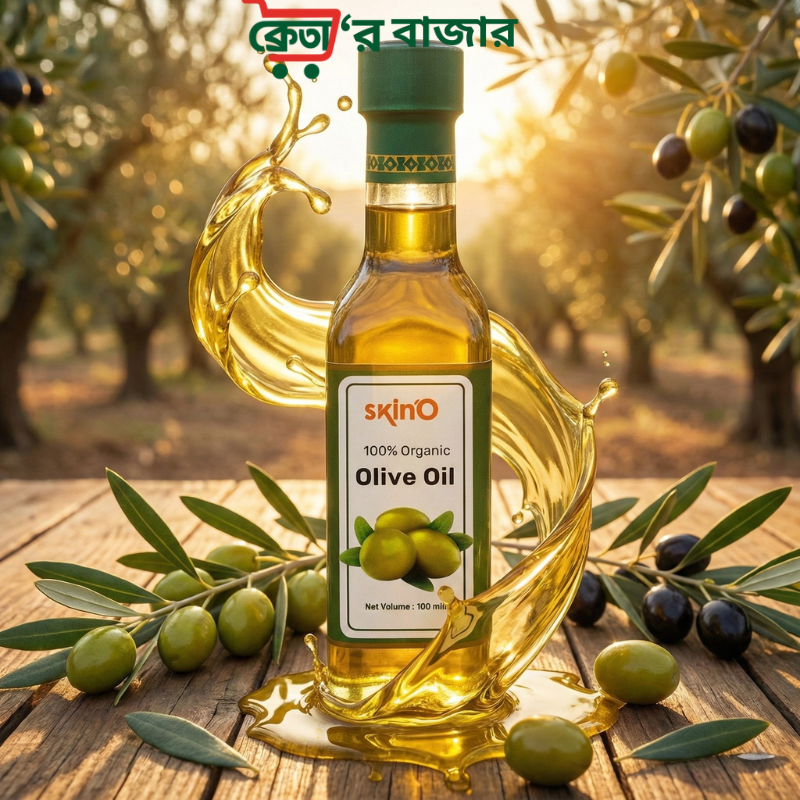 skinO 100% Organic Olive Oil 100ml