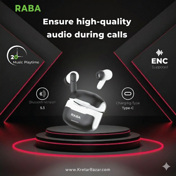 RABA C21 ENC True Wireless Earbuds